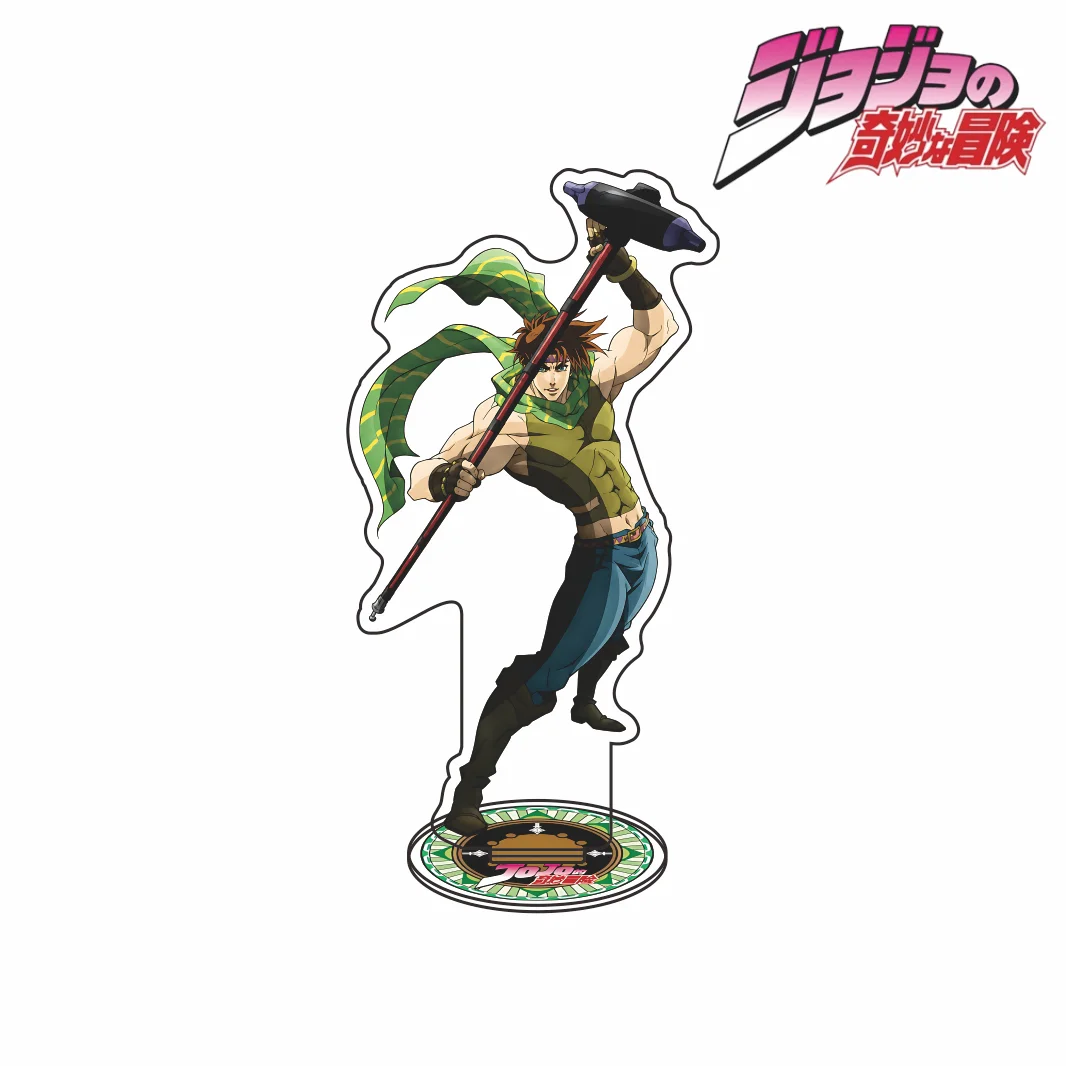 New Anime JoJos Bizarre Adventure Phantom Blood Battle Tendency Jonathan Joseph Caesar Lisa Lisa Acrylic Stand Keychain Desk