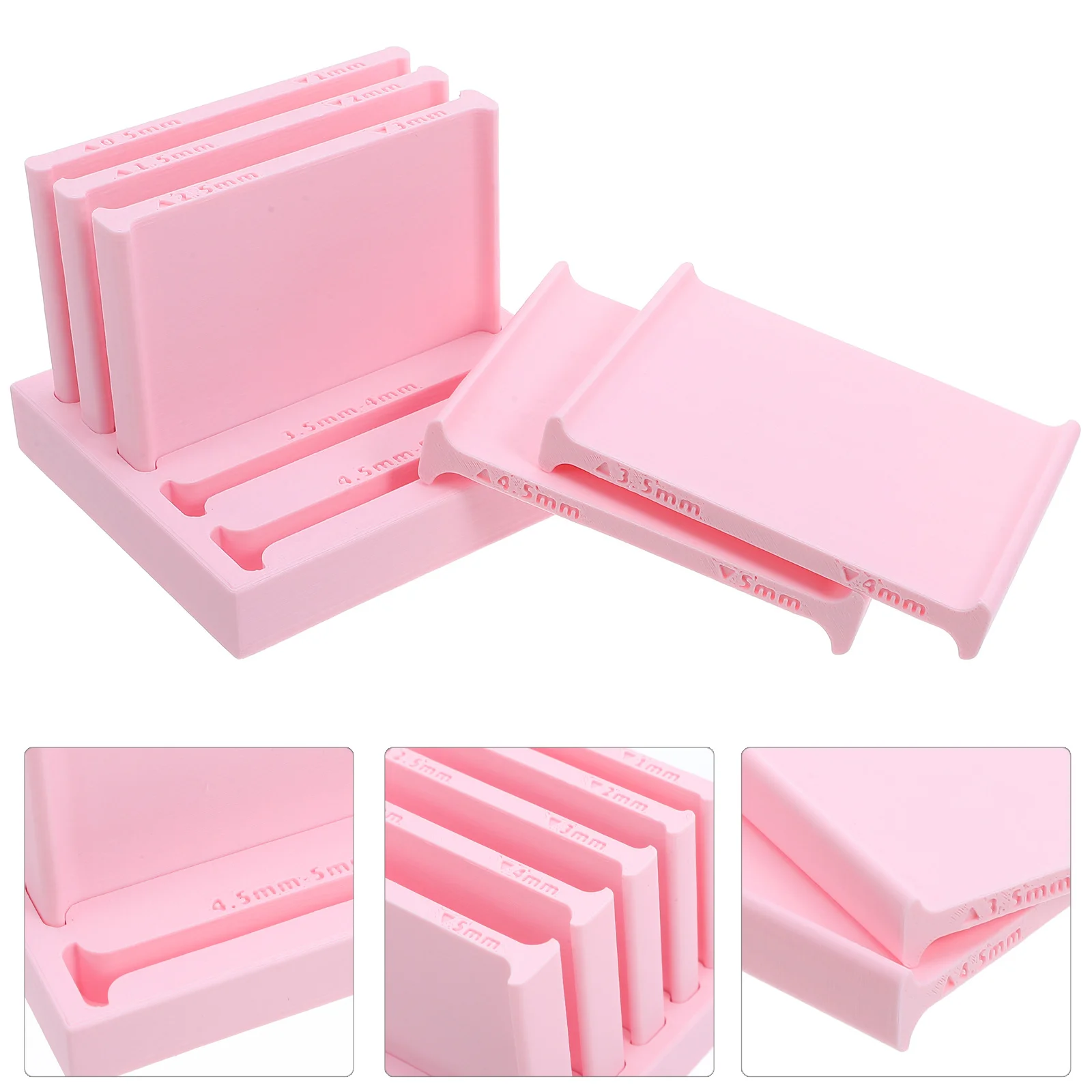 

1 Set Soft Clay Tools Kit Polymer Clay Roller With Thickness Guide Durable Modeling Tool Set For Diy Craft Projects - Pottery