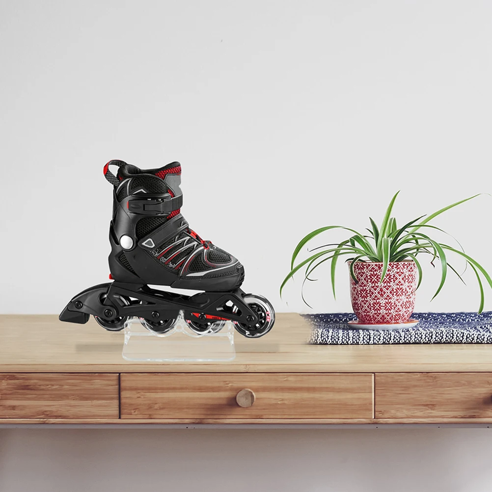 

Roller Skates Display Stand PVC Holder Rack for Retail Shop Skate Shelf Accessories Miniature Models Home Decor