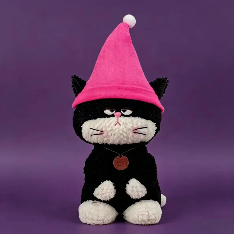 Latest Halloween Wizard Cat Doll Stuffed Plush Toy Handmade Doll Cartoon Anime Cute Gift for Friends with Festival Atmosphere