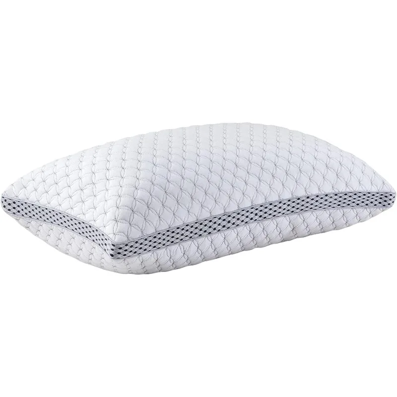 

3 Layer Adjustable King Size Bed Pillows, Adjust Firmness & Loft,Memory Foam Cooling Pillow with Cool Cover (King)