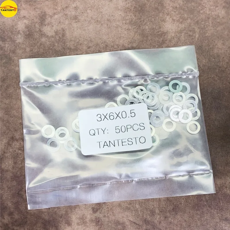 CRIN CRDI Diesel Injector Nozzle Afstellen Ring Pakking 3X6X0.5mm Reparatiesets