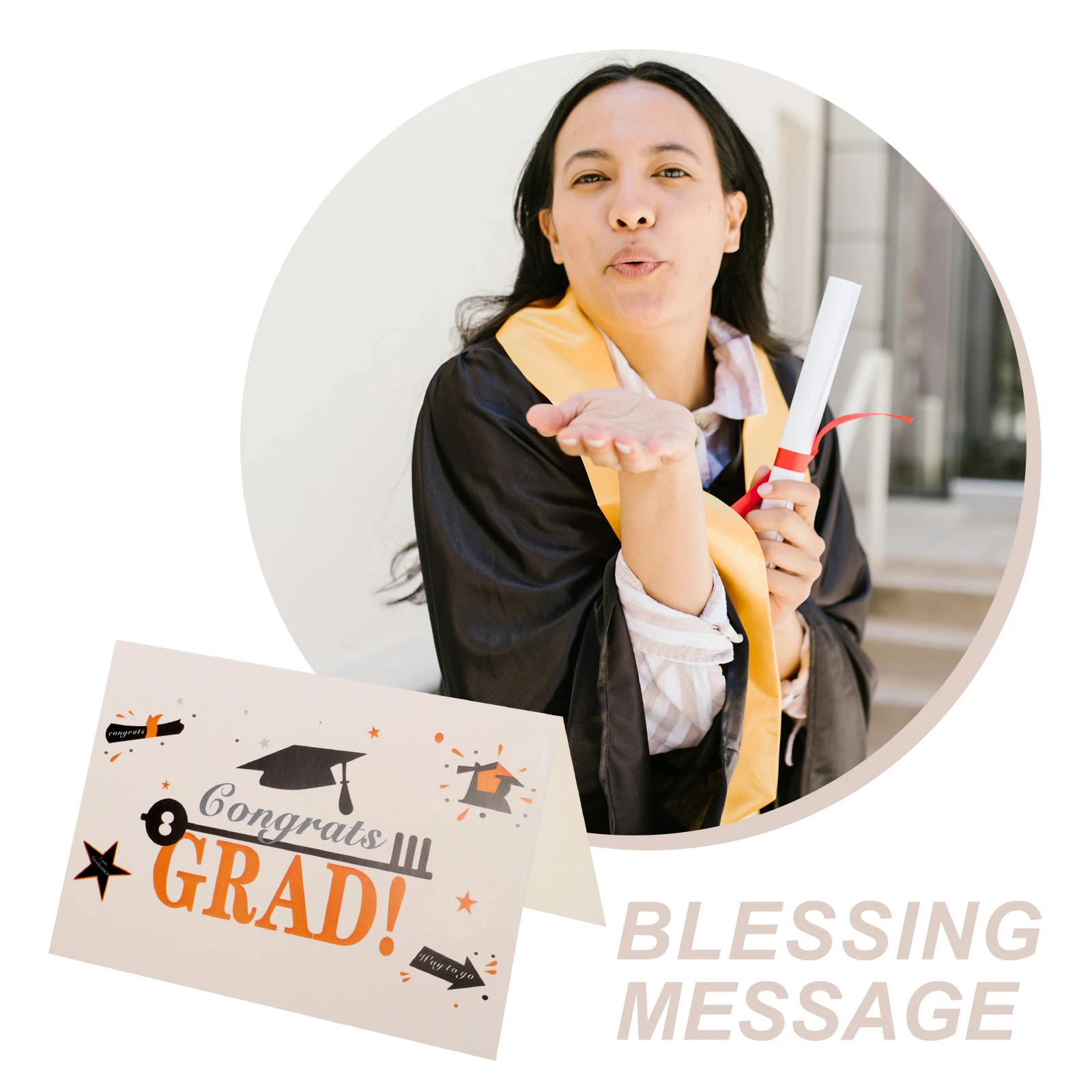 

6 Sets Graduation Greeting Class Party Wishes Congratulations High School College Beautiful Exquisite Message Gift Appreciation