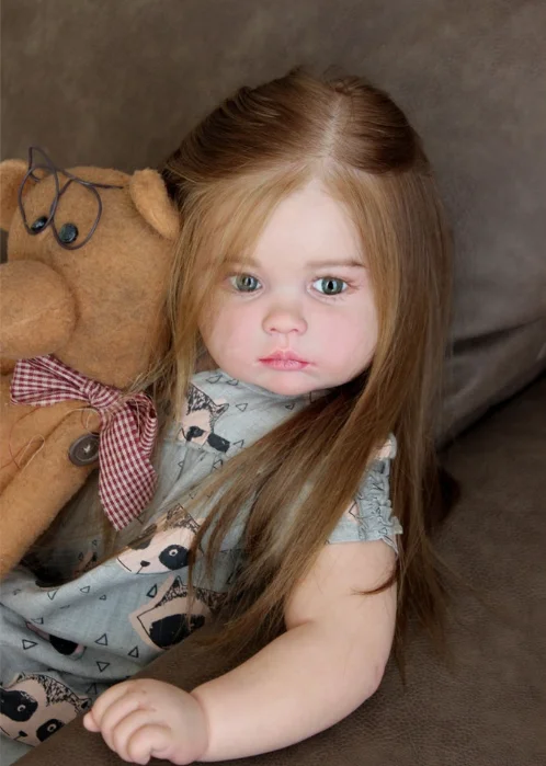 

Кукла-младенец EGO Julieta Reborn из винила от Ping Lau, 28 дюймов, уже окрашена и собрана.