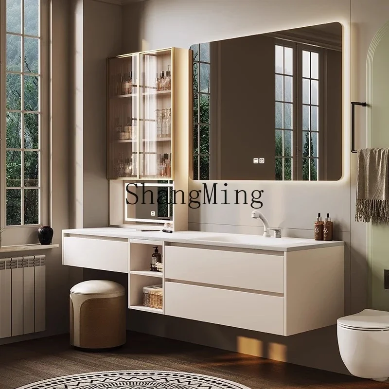 

SM new bathroom cabinet combination dresser integrated basin cabinet toilet washbasin cabinet