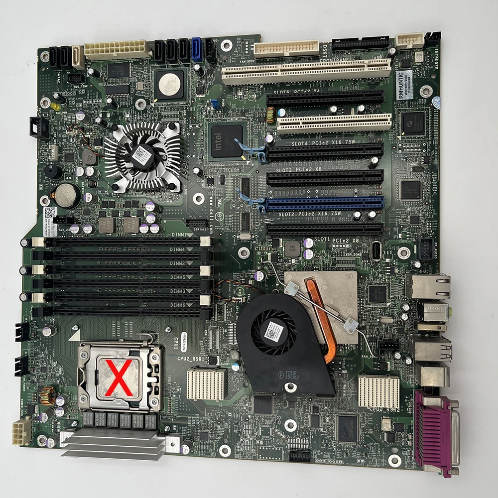 Para DELL T7500 placa base G788H 0G788H D881F 0D881F M1GJ6 0M1GJ6 6FW8P 06FW8P