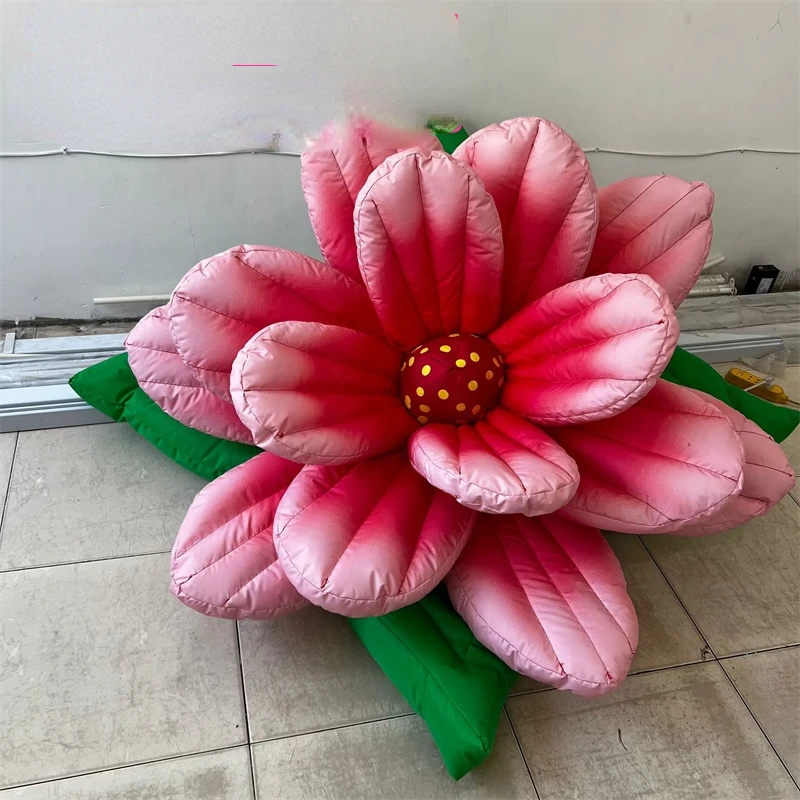 Valentine's Day Decoration Hanging Use 2m Diameter Inflatable Artificial Flower