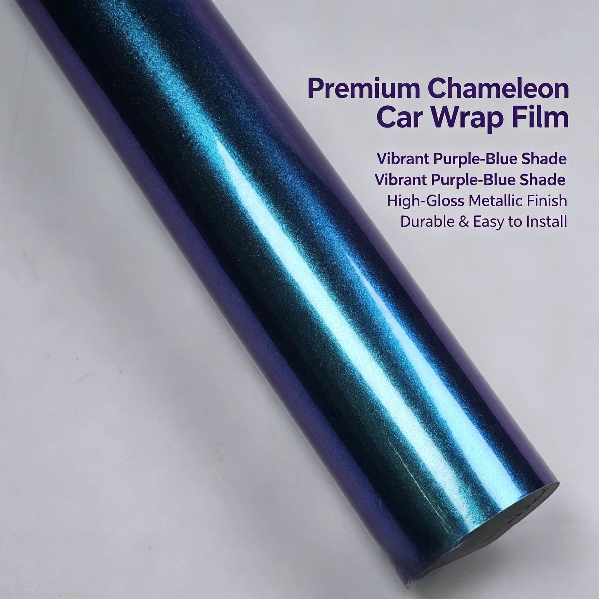 

High Gloss Chameleon Purple Charm Blue Film Wrapping Automotive Sticker for Car Wrap Vinyl Decals for Vehicle Stickers on Car