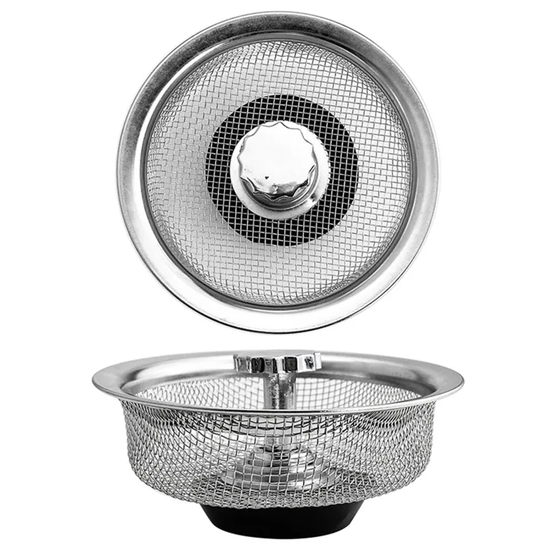 Kitchen Sink Filter Stainless Steel Sink Sewer Mesh Strainers Kitchen Tools Bathroom Floor Drains Hair Catcher Waste Plug Filter