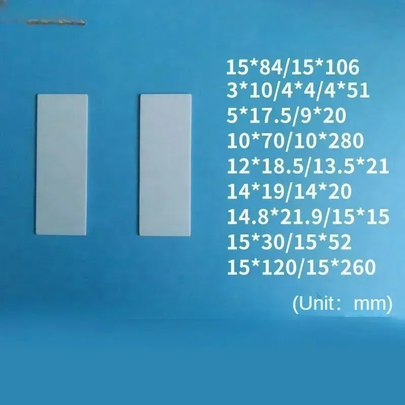 Customized Poreless Alumina Ceramic Sheet 1mm Heat Sink Insulation High Temperature Resistant Lining Plate Cutting