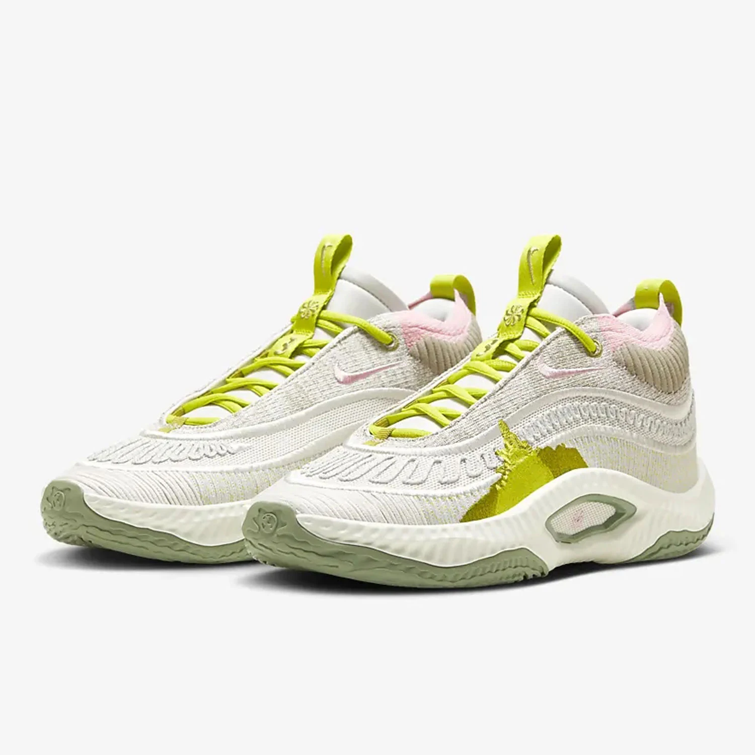 

Nike genuine COSMIC UNITY 3 men's and women's mid top retro basketball shoes DV9088-001