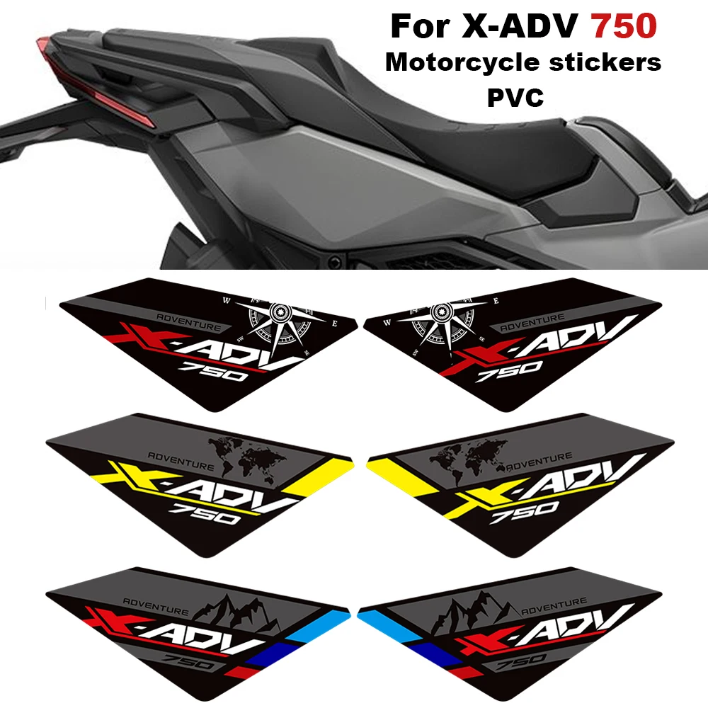 

For Honda X-ADV XADV X ADV 750 2021 2022 2023 2024 Motorcycle Rear Seat Side Fairing Panel stickers New decoration kit ﻿