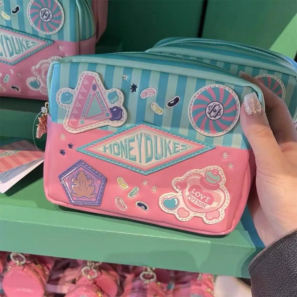 

Large Capaci Themed Handheld eup Bag Pink Teenage Girl Heart Storage Bag Batoom entials Birthday Gift