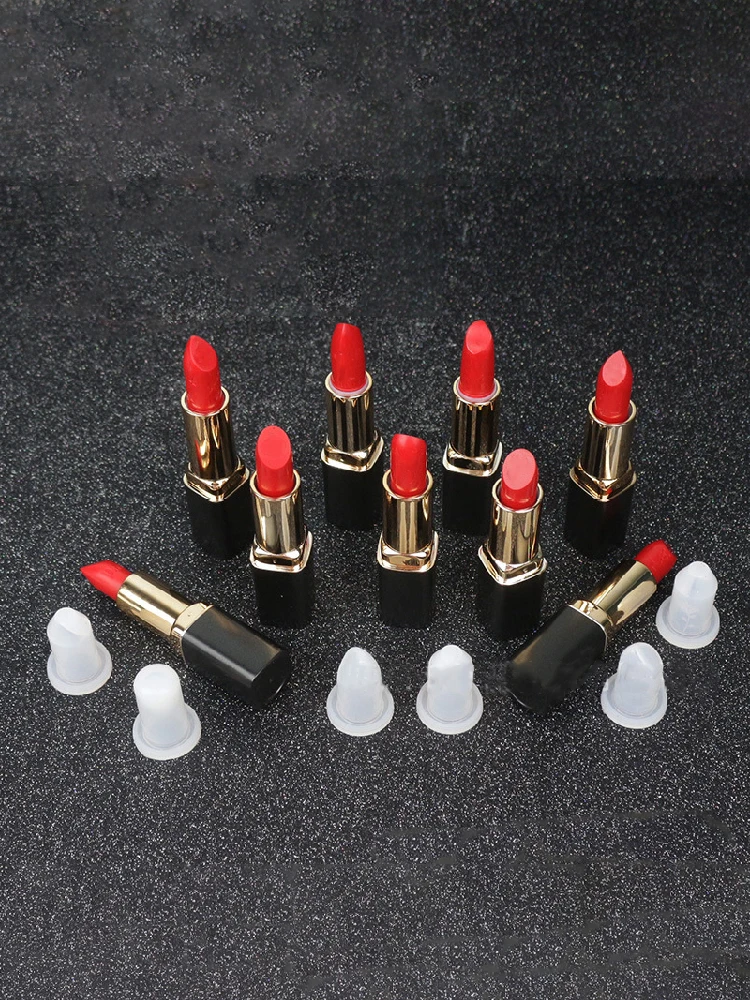 6 Types Lipstick Mold Silicone DIY Lip Balm Cosmetic Mould Holder Craft Tool