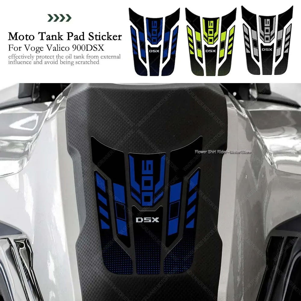 

3D Gel Resin Sticker Waterproof Scratch-Resistant Motorcycle Tank Pad Protective Sticker for Voge Valico 900DSX 900 DSX 2024