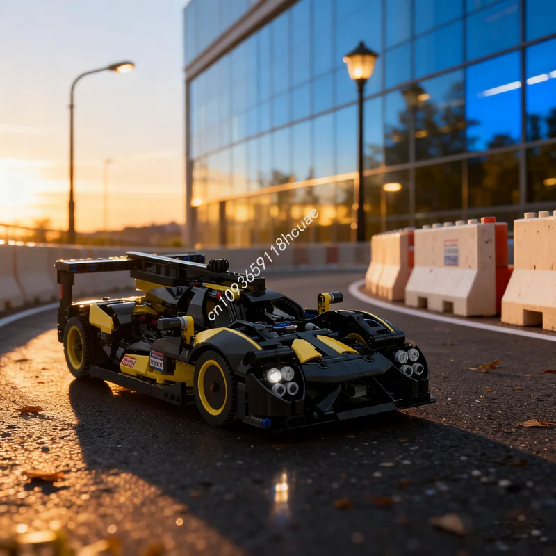 

777 шт. MOC автомобиль техническая модель строительные блоки архитектура сборка Рождественский подарок DIY игрушка творческая идея образование кирпич дети