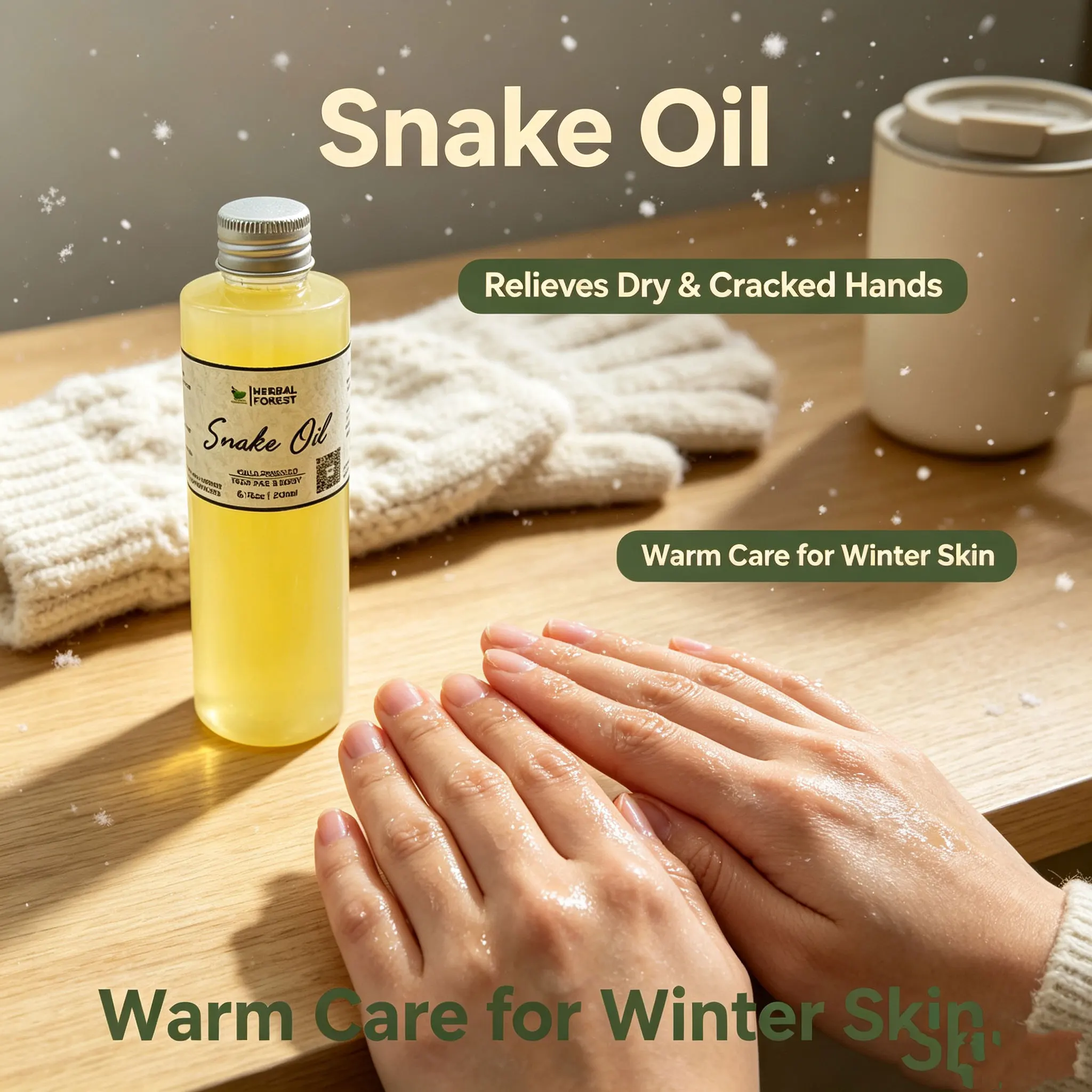 Pure Natural Refined Snake Oil Moisturizing Hydrating Improving Skin Dry Cracked DIY Soap Skin Hair Care Cream Raw Material