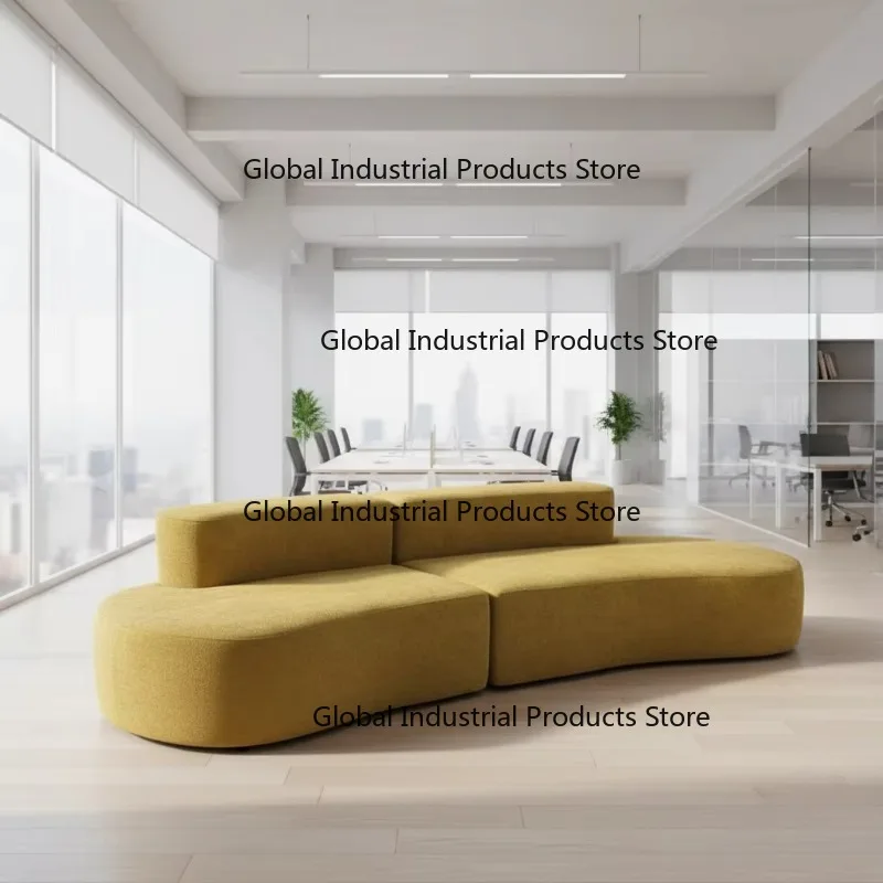 Modern Compressed Sofa Boneless Couch for Office Use, Known As Divano a Compress, Offering Ergonomic Comfort