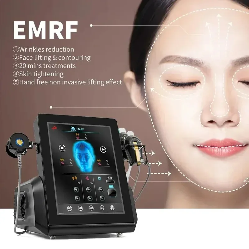 

EMRF лифтинг лица удаление морщин EMS мышцы лица стимулирует подтяжку косметической машины