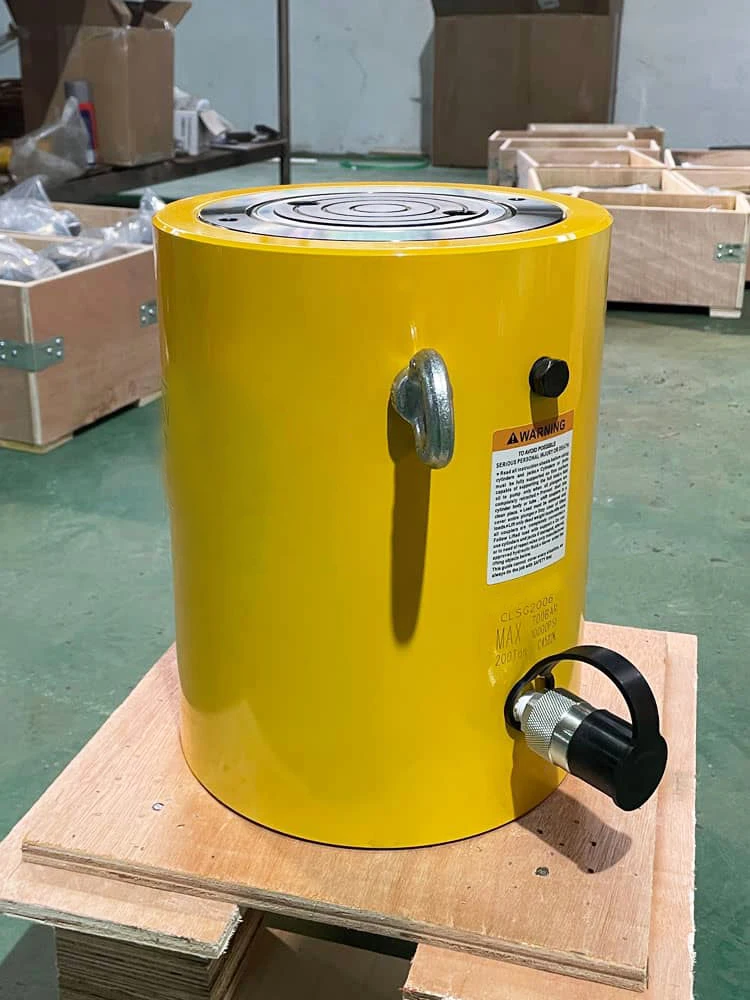 KSCLSG-1004 Setara Enerpac Silinder Pengangkat Hidrolik Tunggal Bertenaga 100 Ton
