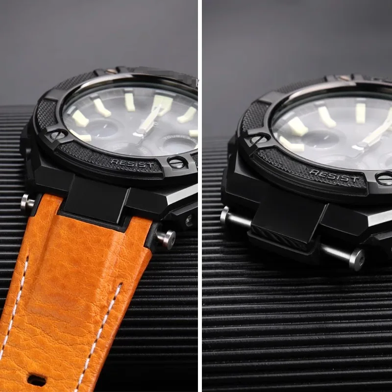 Accesorios de tornillo de conexión para correa de reloj, varilla de tornillo para Casio G-SHOCK GST-210B/W330/W300/410, gst-b100