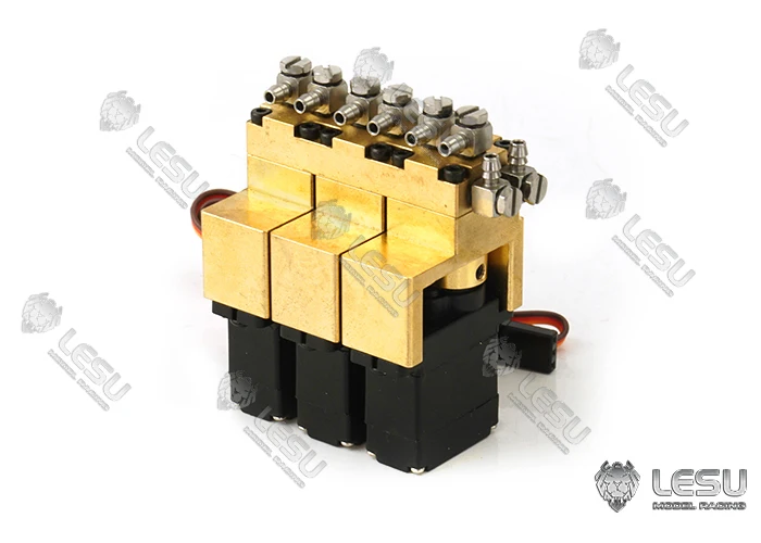 LESU RC 1-7 Kanal Hydraulisches Maßstabsmodell-Umschaltventil für RC-Bagger, Radlader, Muldenkipper Zubehörteile Y-1537 – Detail 9