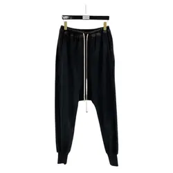 Men Casual Cargo Pants Gothic Men's Clothing Autumn Solid Sweatpants High Street Black Long Pants