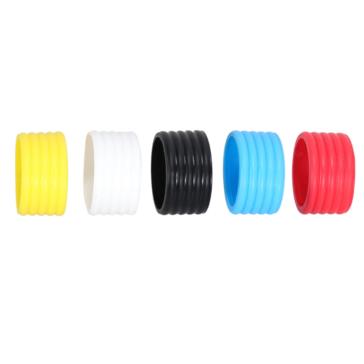 

5 Pcs Handgrip Sweatbands for Tennis Badminton Racket Overgrip Soft Material Anti Slip Durable Elastic Bands Fits Most Rackets