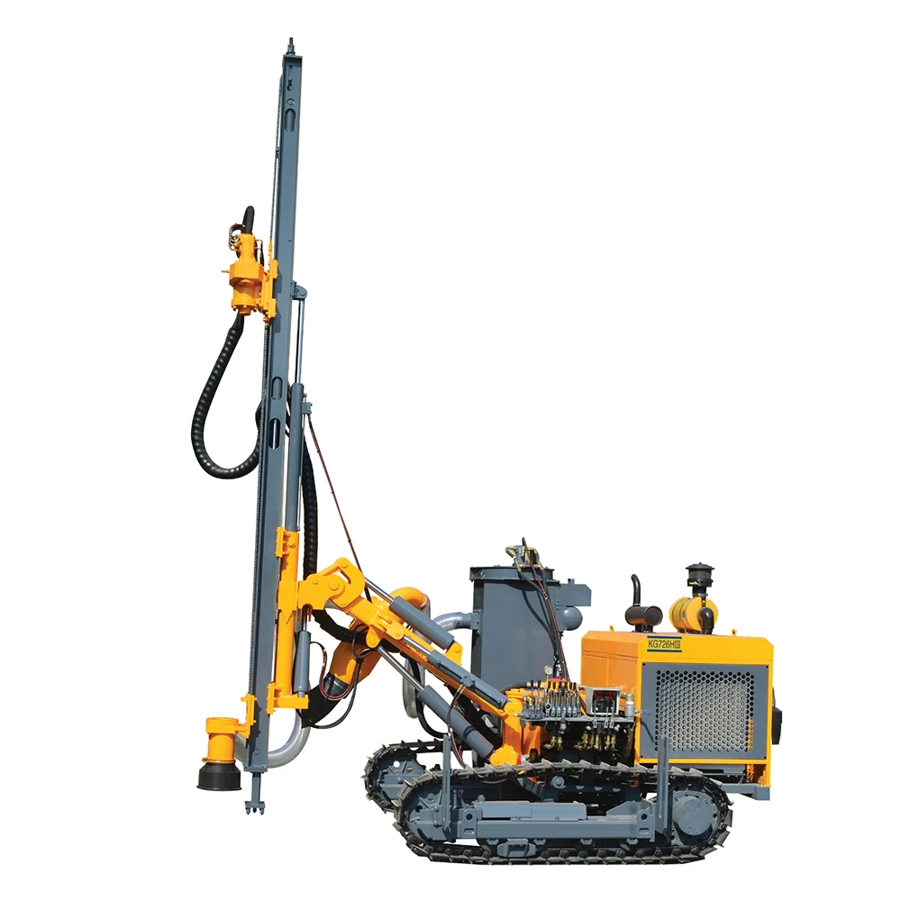 جهاز حفر DTH الزاحف من الدرجة الاحترافية للاستكشاف الجيوتقني والتعدين، سعة 90-152 مم #4