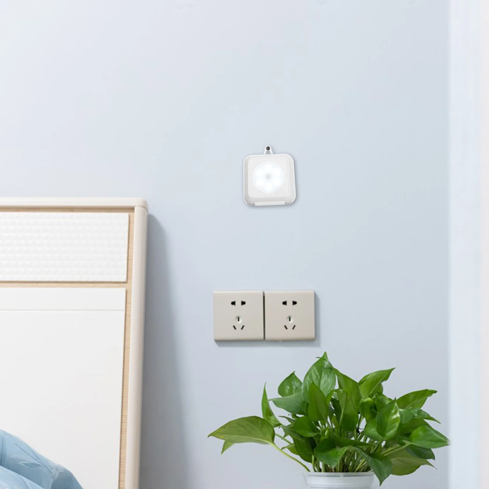 

Led With Motion Detection Magnetic Night For Led Night Light Stair Closet Bathroom Cabinet Round Warm Light