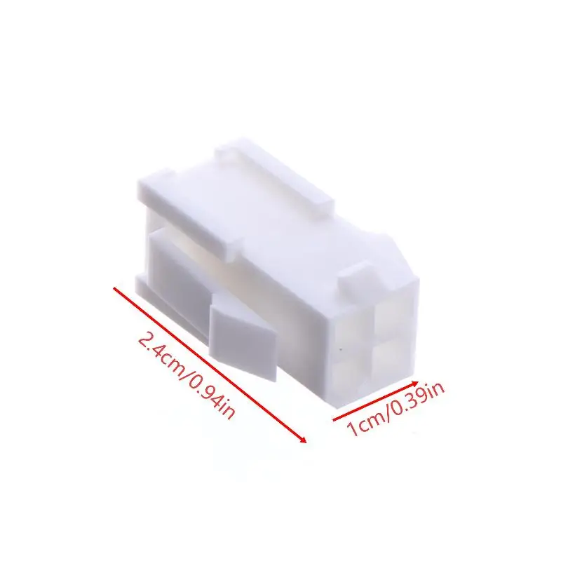 Molex 3901 2046 Housing Mini Fit Jr 4Pin 4.20mm Pitch Wire To Board Shell For Industrial Electronic Wiring