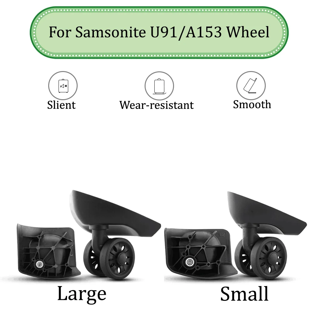 

Suitable For Samsonite U91/A153 Universal Wheel Replacement Suitcase Silent Smooth Shock Absorbing Durable Accessories Wheels