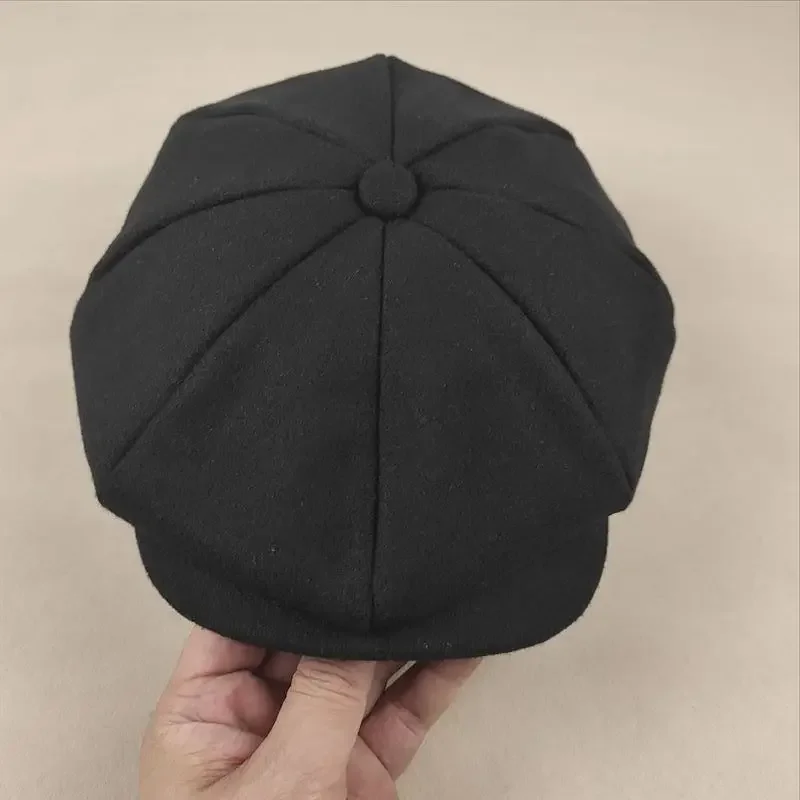 64cm Big Head Oversize Plus Size Men Classic Herringbone Newsboy Gatsby Hat Tweed Vintage Flat Ivy Cabbie Cap Gifts Sombreros - Image 5