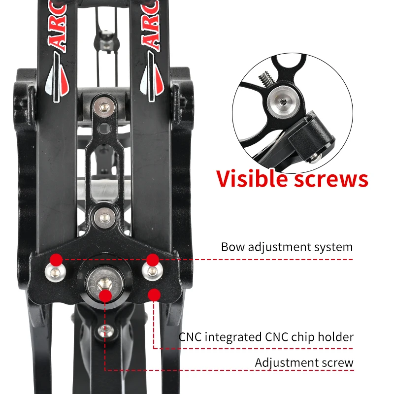 Archery Compound Bow and Arrow Set Steel Ball Arrow Dual Purpose Composite Pulley Bow Outdoor Hunting Fishing Shooting Equipment view 6