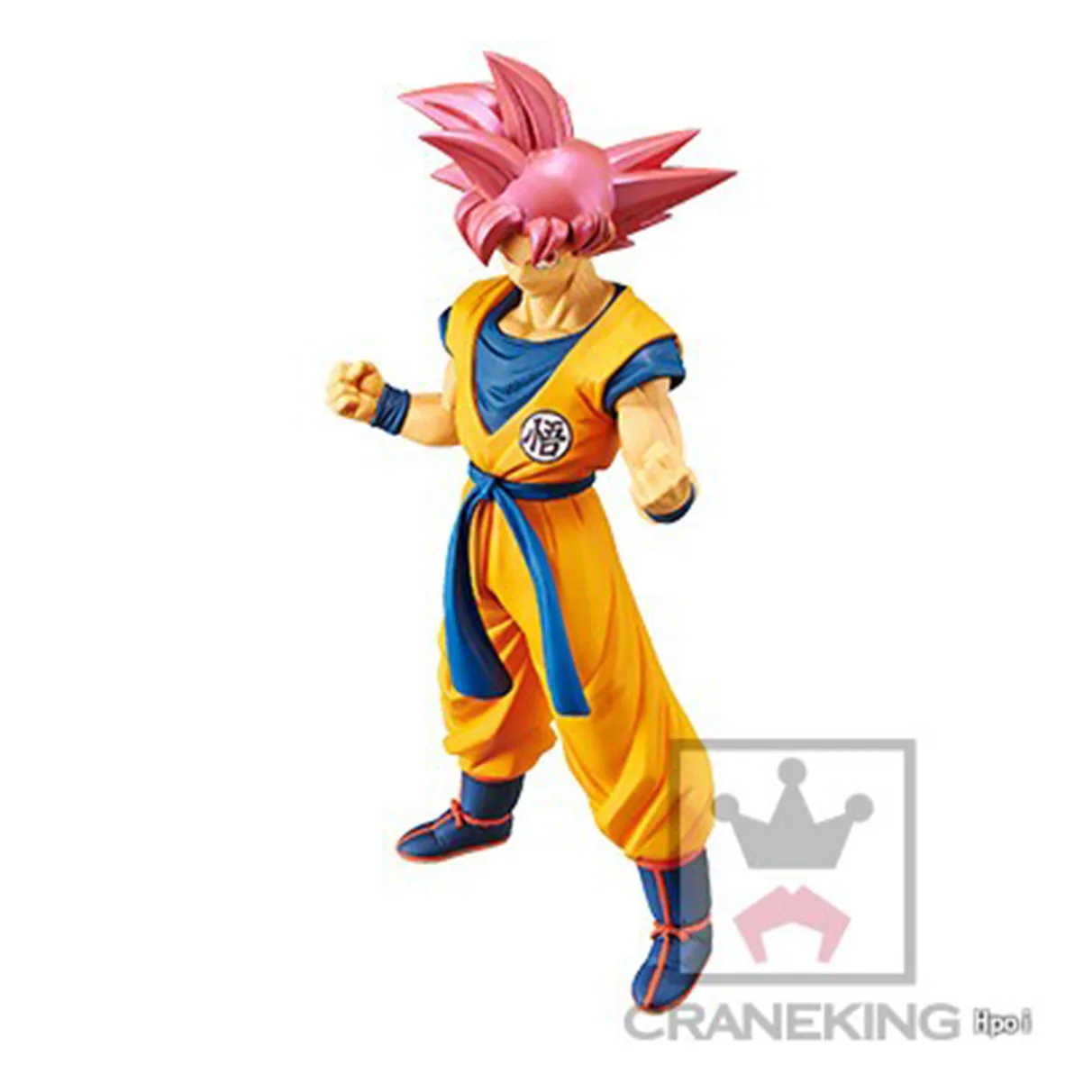 Figura de Son Gokuu de 23CM, Dragon Ball de Anime, Super Super Saiyan, proporción de escritorio, Golf, modelo fresco, juguete, colección de regalo, adornos de PVC