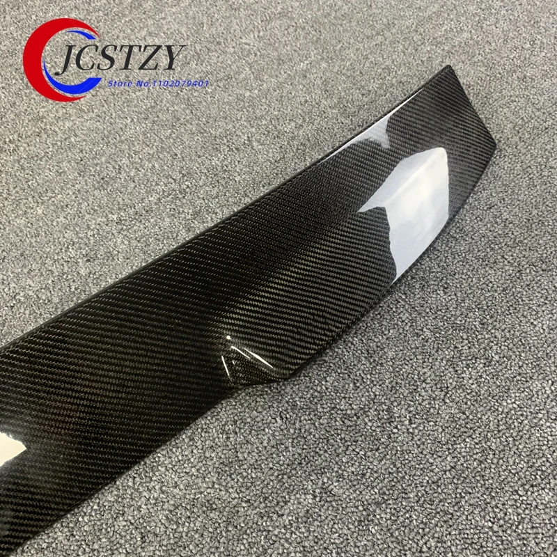 For BMW 6 Series GT G32 2021 Real Carbon Fiber roof spoiler Back Trunk Tail Wing