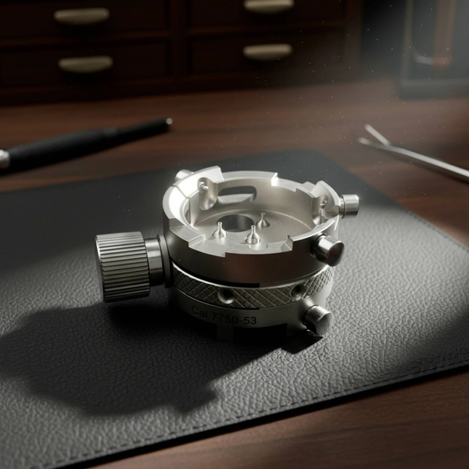 Watch Movement Holder Adjustable Watch Movement Holder with Screws Fixture Precision Tool Professional for Watchmakers