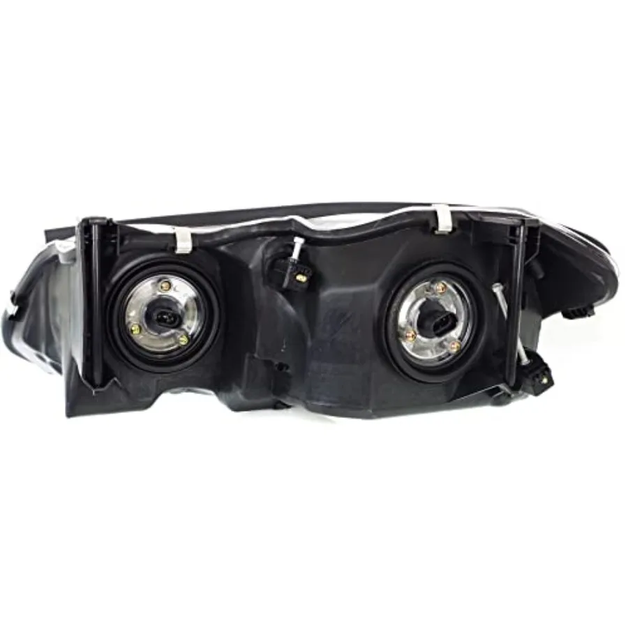 استبدال مجموعة المصابيح الأمامية اليمنى لكرايسلر 300M 19992004 مع لمبة هالوجين حل الإضاءة عالية الوضوح لني #6