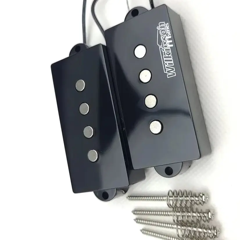 Wilkinson WOPB  Bass Guitar Pickup Four String P Bass Single Coil Pickup For Electric Guitar Black