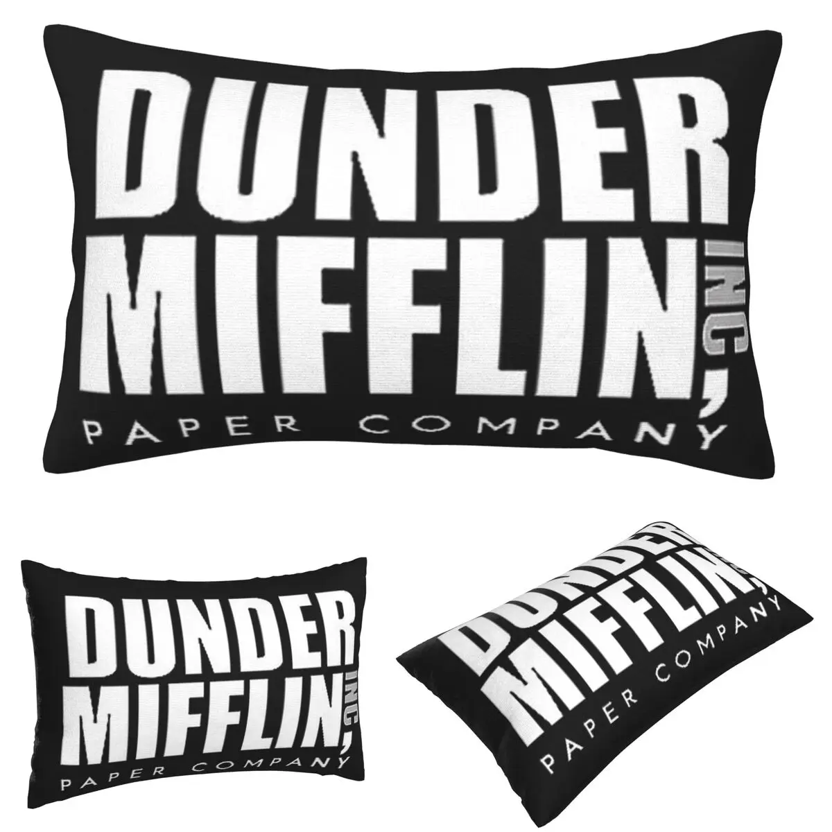 

Прямоугольная наволочка с логотипом Dunder Mifflin, чехол для подушки, декор для спальни, кровати, домашняя комфортная декоративная подушка