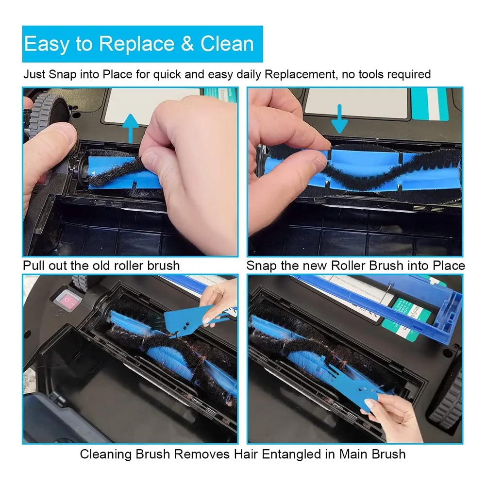 Pieza de repuesto cepillo principal Compatible con RoboVac 11S 15C 30C 35C accesorios de Robot aspirador