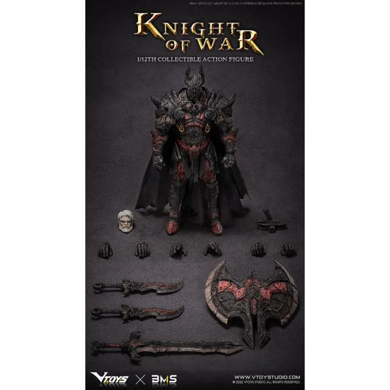ยี่ห้อใหม่จุดสินค้า VTOYS Original 1/12 โทรศัพท์มือถือชุดตุ๊กตา War Knight, Ruthless Action Figure ของเล่นชุดของขวัญสําหรับชาย