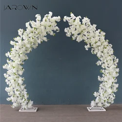 JAROWN Cherry Blossom Arch Wedding Decoration Outdoor Party Flower Stand Decorative Home Garden Decor Artificial Fake Flowers