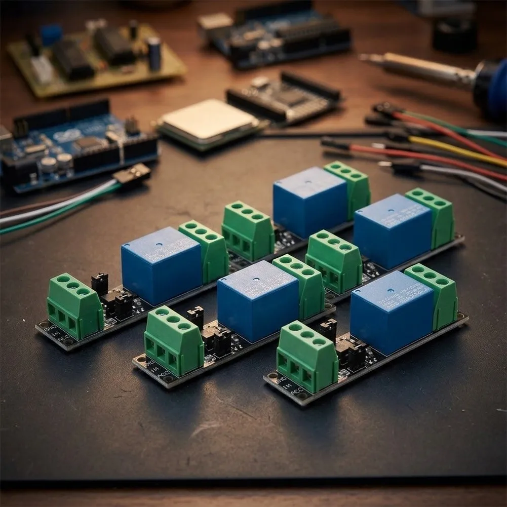 for 3v Relay Module 5 Units with Fast Response Time and Long Mechanical Life for DC for 3v-3. for 3v Microcontroller Control