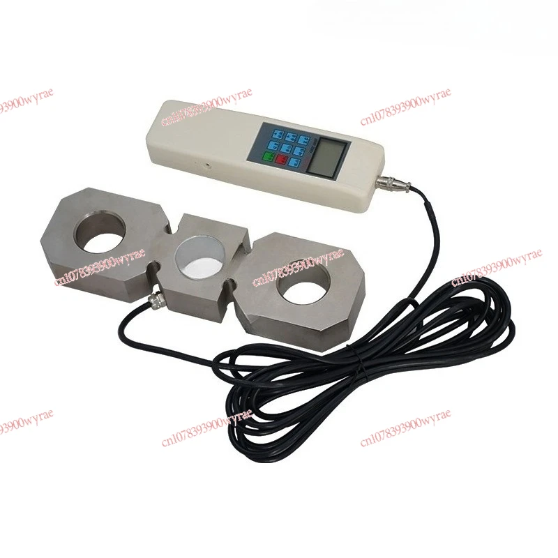 

1-тонный цифровой измеритель натяжения с пластинами, электронный тестер натяжения кольца с пластинами, 8-символьный кольцевой динамометр с цифровым дисплеем