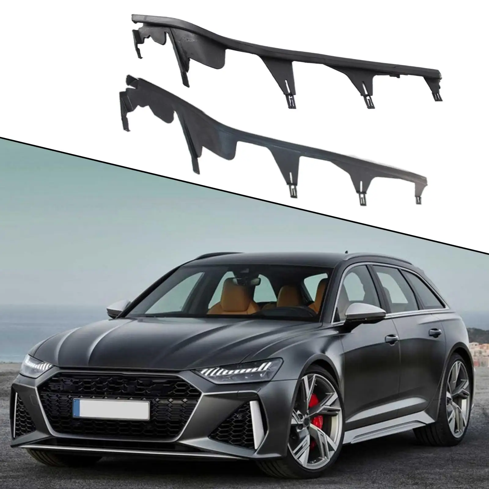 Faixa de cobertura do farol dianteiro do carro 63128384487   para E46 1998-2001 Estável