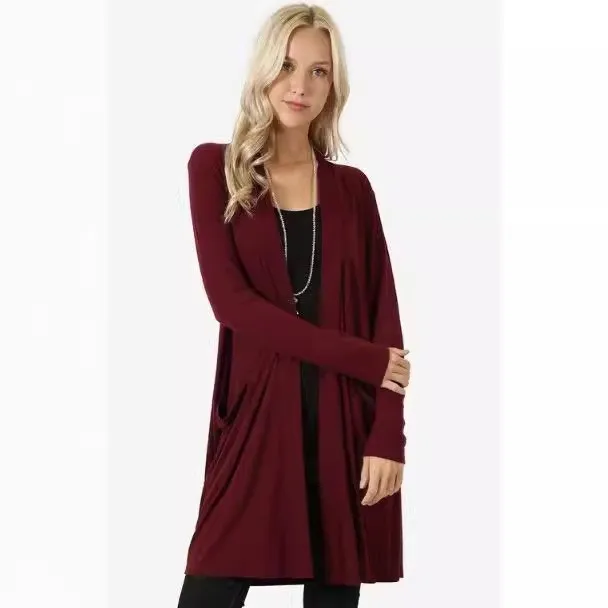 Women's Workwear Style Cape Coat Cardigan with Notched Collar Slim Fit Cotton Patchwork Sleeve Top for Women's Capes And Ponchos