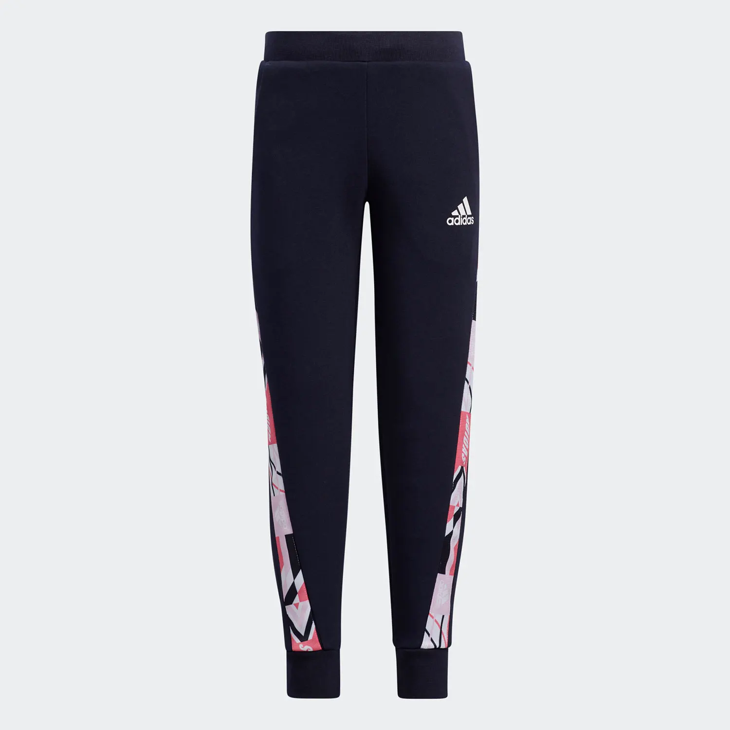 

Официальные повседневные детские спортивные тренировочные брюки Adidas в стиле пэчворк с манжетами HD9989