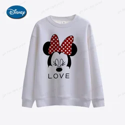 Hoodie Kawaii Women Hoodies Pullover Harajuku Sweatshirts Disney Minnie Mickey Mouse print Hoody Hooded Ropa Mujer Sudaderas