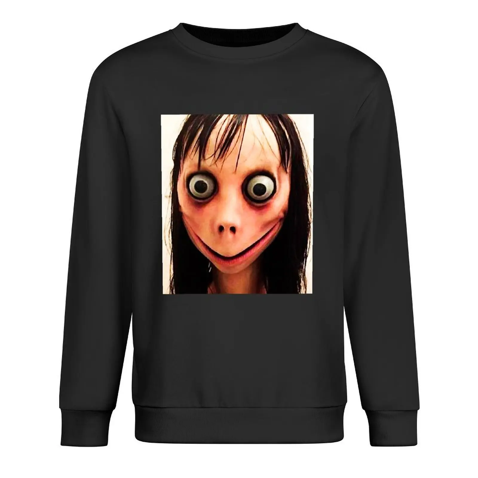 

Momo (Creepypasta) Pullover blouse japanese style anime clothing graphic t shirts men sports sweatshirt man